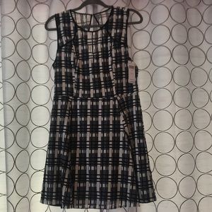 NEW BCBG Black and White Dress